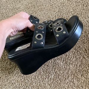 Vintage American Eagle Platform Sandals